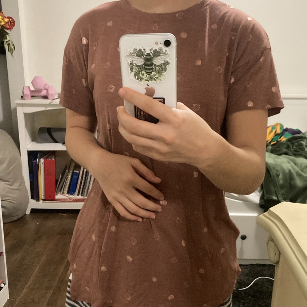 Pumpkin Partterned T-Shirt